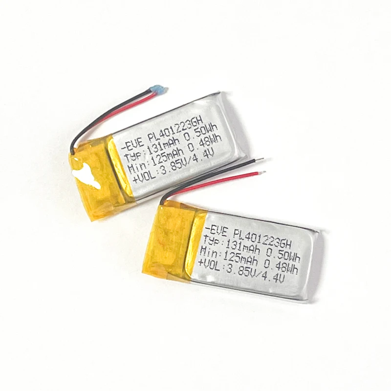 PL401223GH Replacement Battery 131mAh Lithium Polymer Batteries for Xiaomi Band 3 4 5 6 Bracelet Two Wires Need to Be Welded