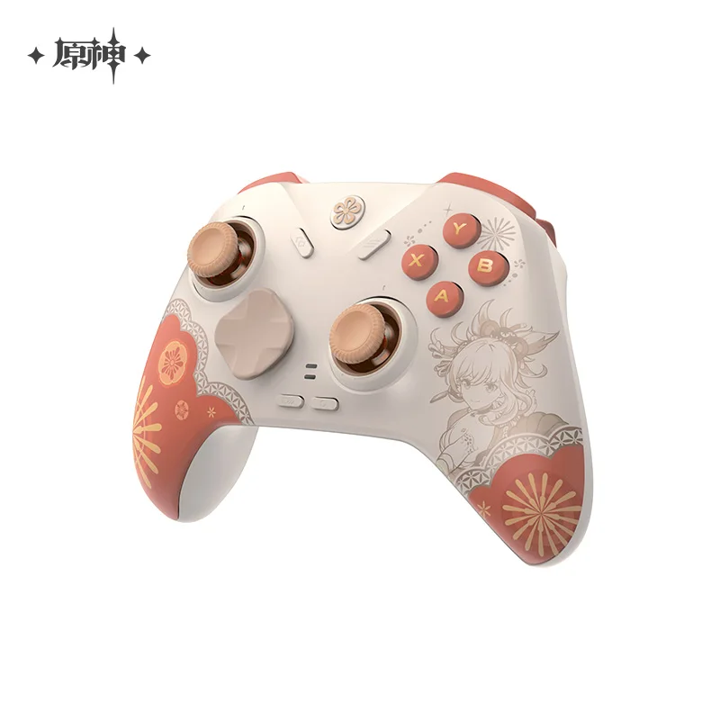 Officiële Genshin Impact Yoimiya Play Game Handle Set Sleutelhanger Geschenken Box Game Console Handheld Controller Anime Game Toy Kids Gif