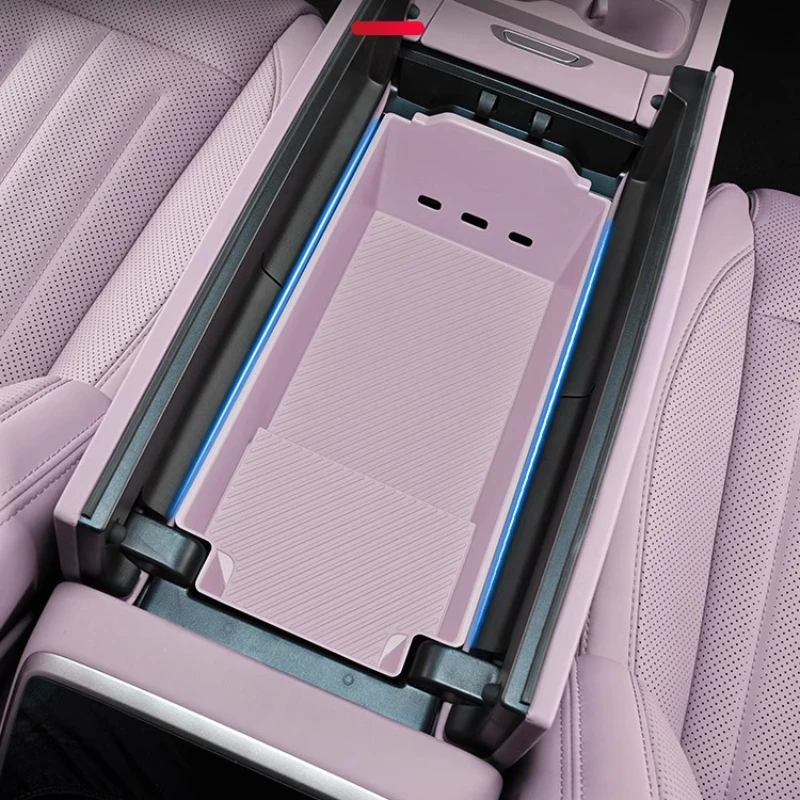 Per NIO ONVO L60 ABS Scatola portaoggetti per bracciolo di controllo centrale Organizzare accessori per forniture modificate per interni auto