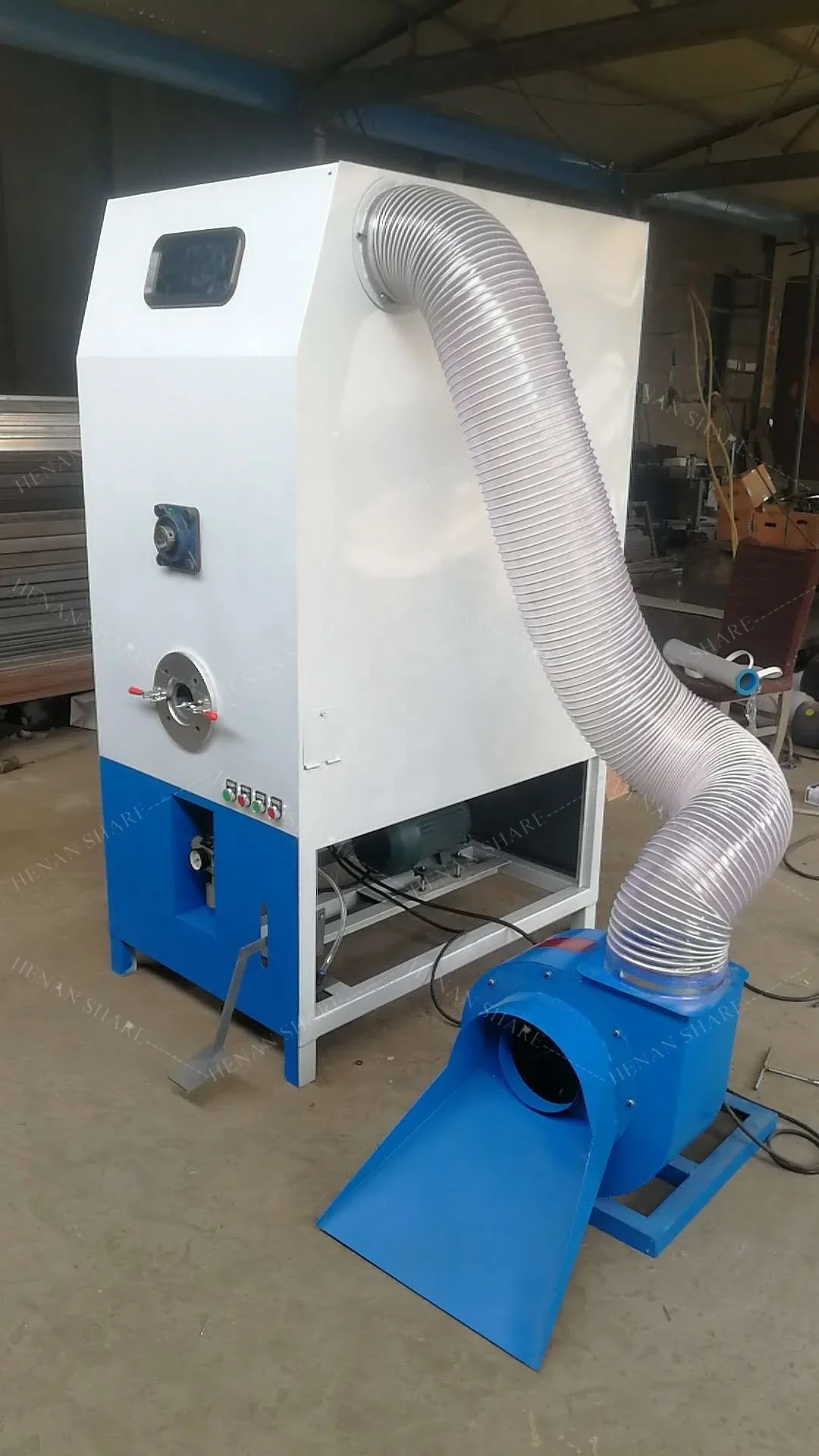Hot Selling Semi Automatic Polyester Shredded Foam Pillow Filling Machine Polyester Fiber Filling Equipment