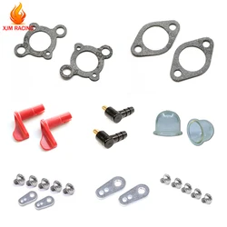 Carburetor Gasket/Handle/Pump Membrane/Pull Tab Screw Kit Parts for 997 998 1191 Carburetor for Hpi Rovan Km Baja Losi 5ive T