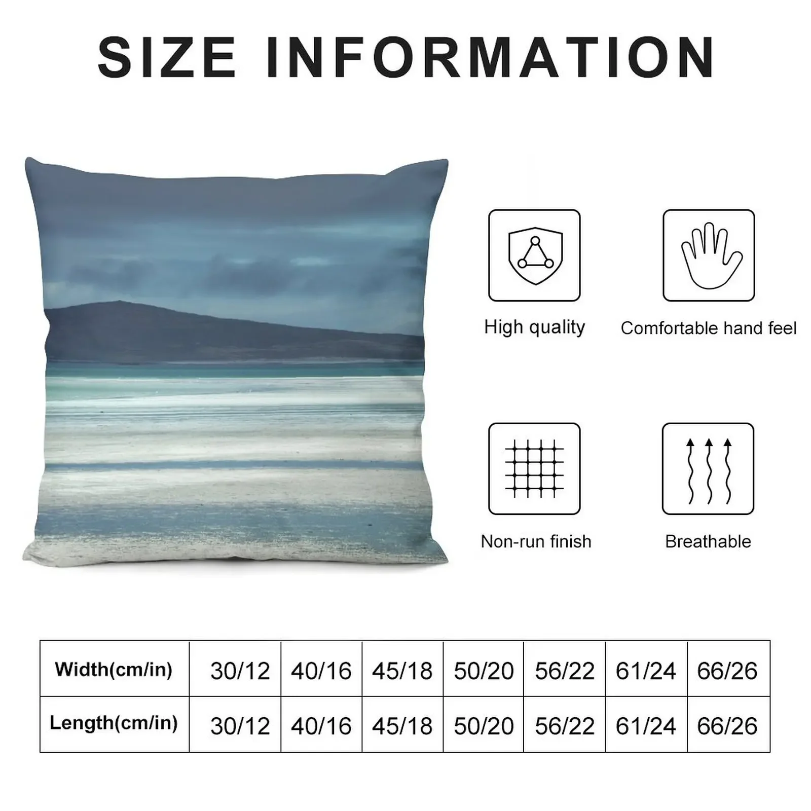 Outer Hebrides North Uist Clachan Sands Scotland Throw Pillow Elastic Cover For Sofa Sofa Cushions christmas supplies pillow