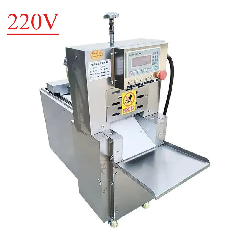 Lamb Roll Slicer Electric Planer Frozen Beef Slices Fresh Grade Breast Ham Toaster Beef Slices Meat Slicer Machine