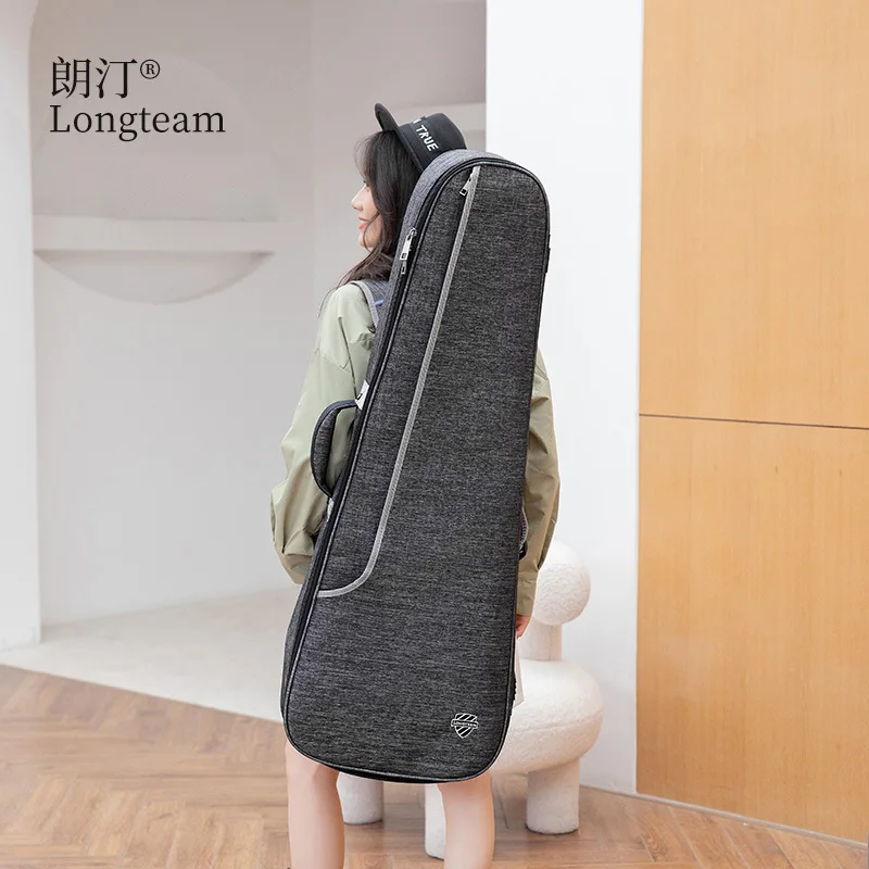 40 41 Inch Acoustic Guitar Gig Bag Lightweight Hardshell Carrying Case Electric Guitar Folk Plush Lining with Shoulder Straps