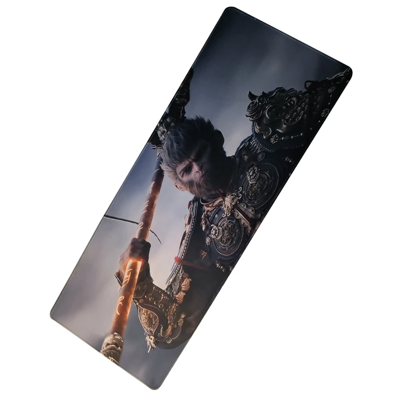 Black Myth Wukong 게임 마우스 패드, 사무실 대형 마우스 패드, 컴퓨터 게임 키보드, 고무 미끄럼 방지 마우스 매트, 대형 마우스 패드