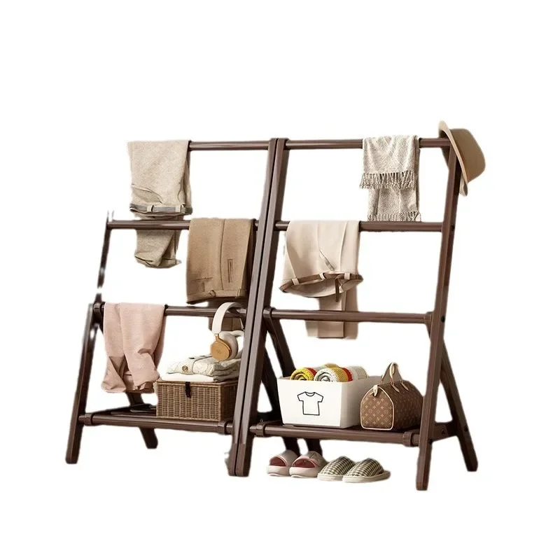 

Put clothes artifacts by the bed at night, bedroom shelves, bed and breakfast folding coat racks