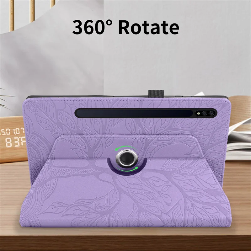 Rotation Tablet Cover For Samsung Galaxy Tab S10 Lite S9 FE 10.9 inch Case Tab A9 Plus S9 S8 S7 S11 11 S10 Plus 12.4 inch Funda