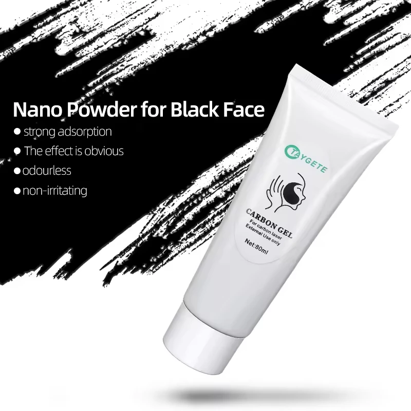 80ML Carbon skin Peel Cream Gel for Carbon Gel for ND Yag Laser Treatment  Black Doll Skin Rejuvenation