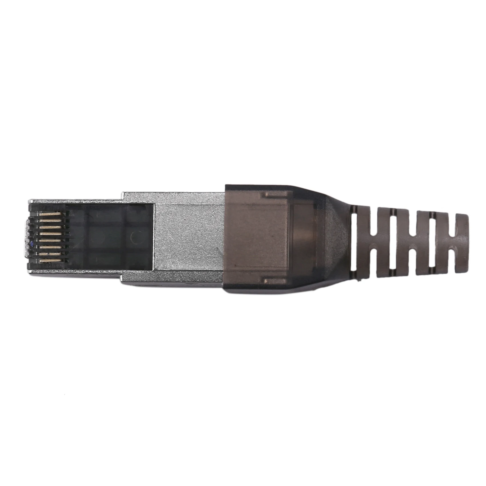 

AB41-32 шт., экранированный разъем RJ45 Cat 7 без инструментов, вилка Cat7/разъем Cat7, модульные разъемы 23/24AWG-черный