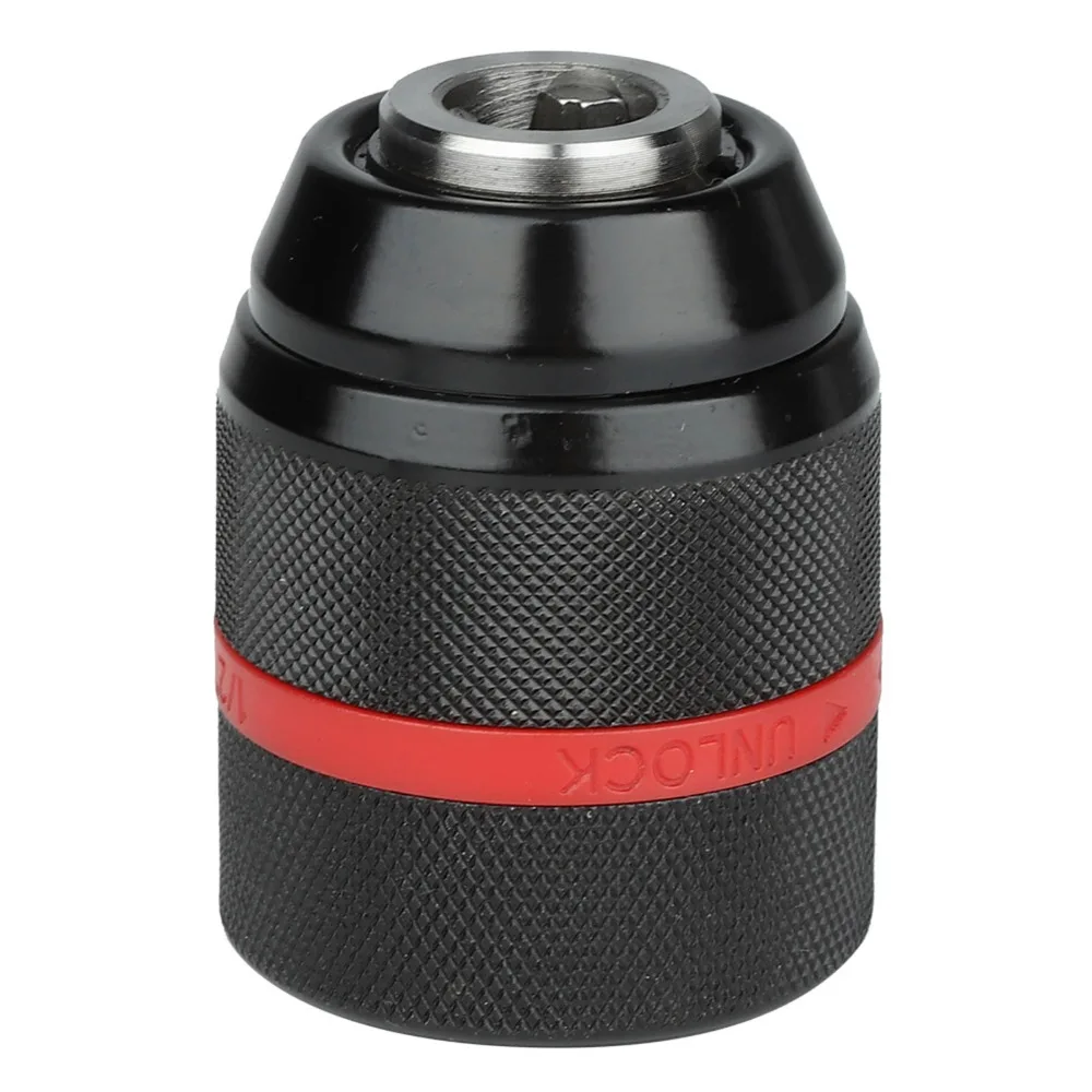 1/2-20UNF Mount Keyless Drill Chuck Keyless Design 2-13mm Capacity Hand Drill Chuck Self-Tightening Mechanism