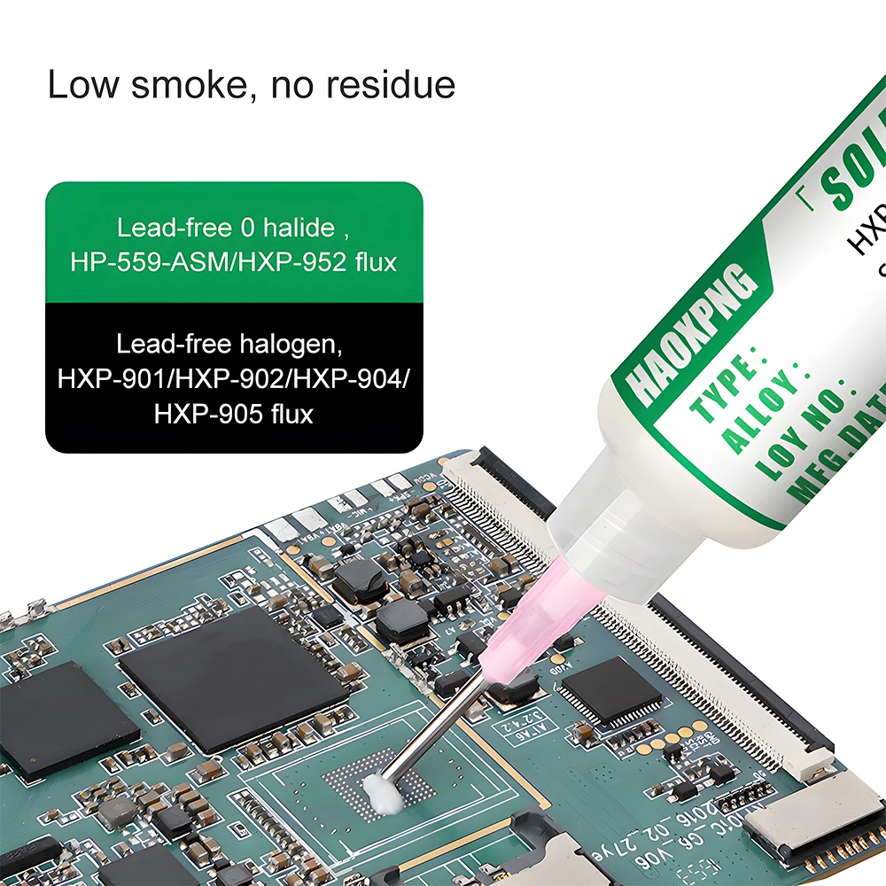 Needle Tube Type 10ml Flux Paste BGA Chip Repair,Solder Paste No Wash,Solder Oil Repair, Disassembly Of Soldering Components