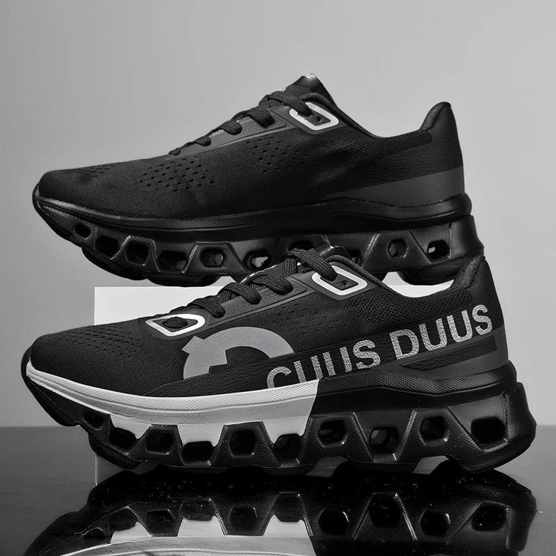 Herren-Laufschuhe, Offroad-Schuhe, dämpfende, rutschfeste, atmungsaktive Mesh-Luxusschuhe, Outdoor-Paar-Trainer, Renn-Sneaker