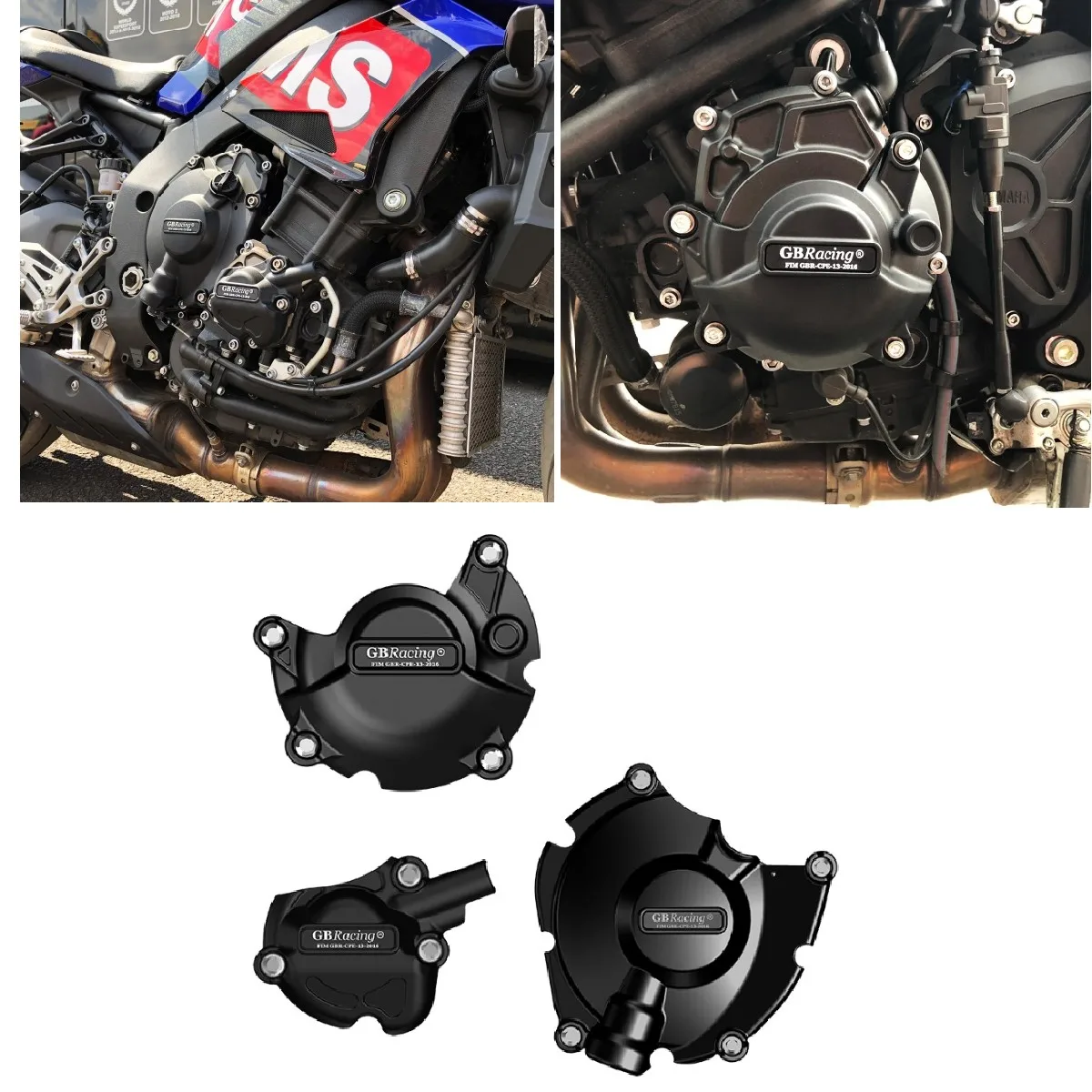 

FOR YAMAHA MT10 MT-10 2015-2024 2023 2022 2021 2020 2019 18 Engine Protective Cover Engine Cover Protection Set Swing arm SpooL