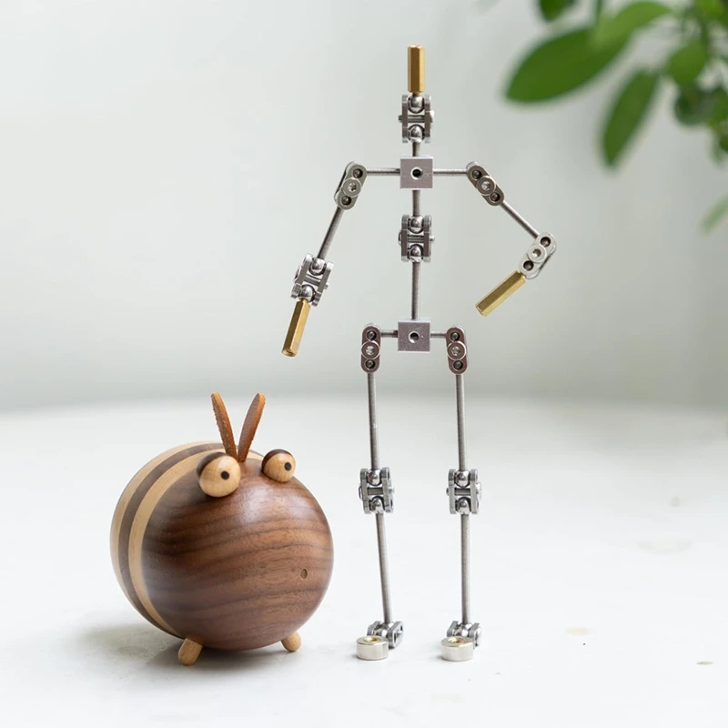 Armature Kit - DIY Metal Puppet Figure Skeleton, Easy To Assemble, Animated Character Design, For Stop Motion Animation