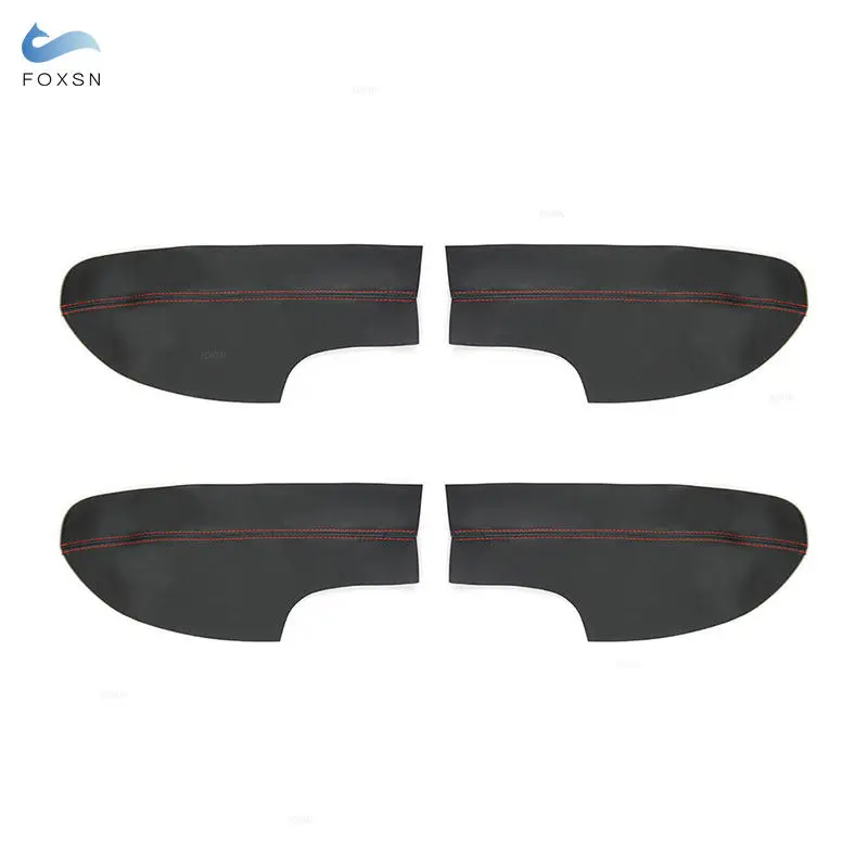 لشركة هيونداي سوناتا 8th 2011 2012 2013 2014 سيارة الداخلية الباب لوحة مسند الذراع غطاء ستوكات الجلود اكسسوارات الديكور #2