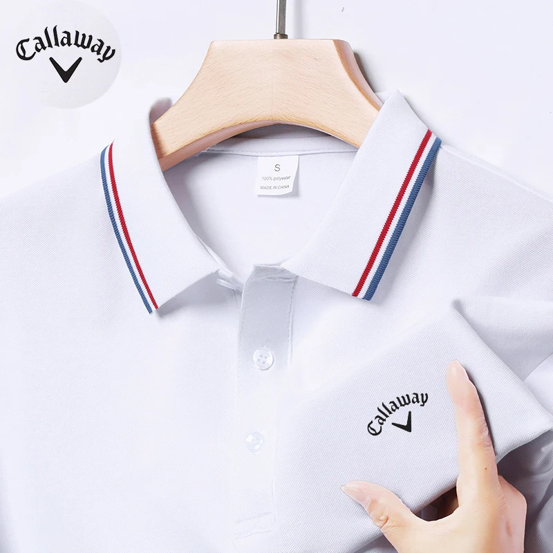 Embroidery New Summer Polo Shirt Men High Quality Men's Short Sleeve Top Business Casual Breathable Polo-shirt for Men