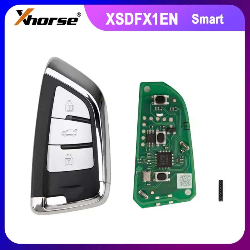 

1/2/5PCS Xhorse 3 Buttons Small Knife Style Smart Key XSDFX1EN