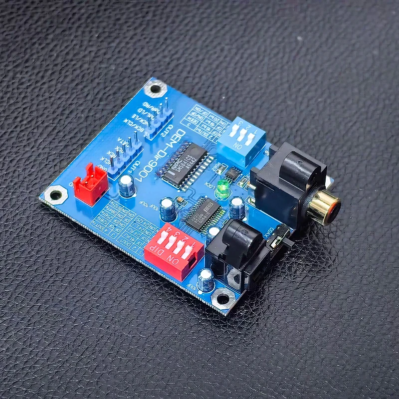 Dir9001 digital receiving board, dac decoding optical fiber coaxial input board!