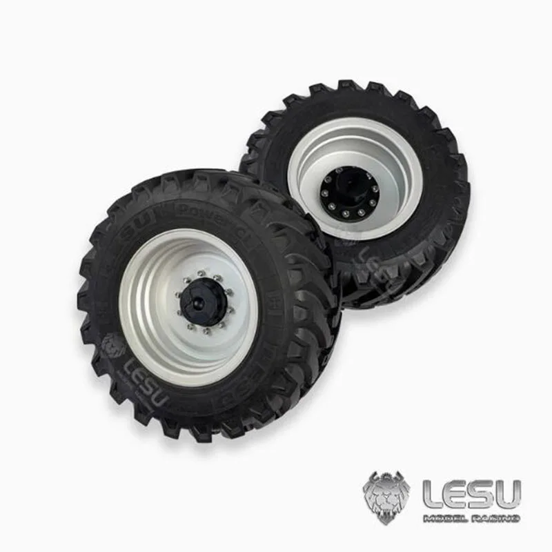 1/14 LESU Model Accessories Simulation Truck Tires High Quality Rubber Tyres Model For LESU Backhoe Model