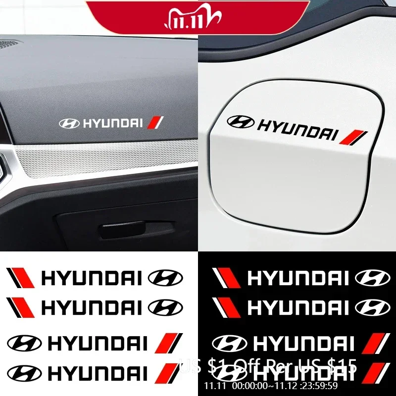 

4pcs/set Car Door Handle Decals Design Stickers Vinyls Decals For Hyundai Tucson IX35 I30 I20 Kona Coupe Veloster I40 Getz