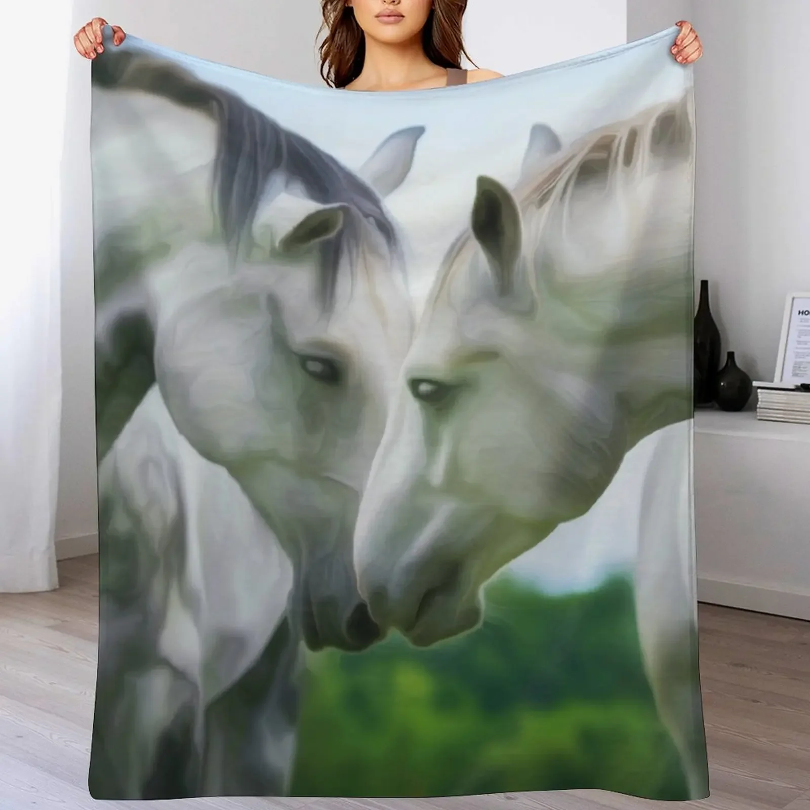 

Horses Throw Blanket Winter beds Thermals For Travel Bed covers For Decorative Sofa Blankets