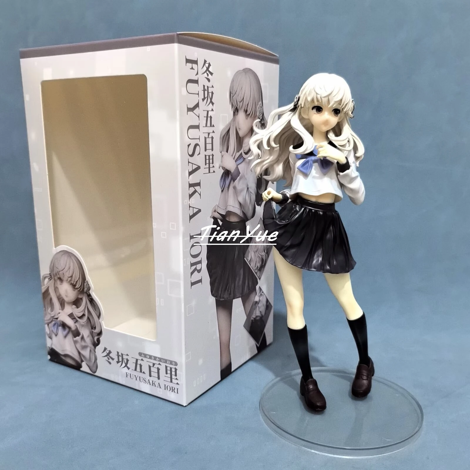 Anime 13 Sentinels: Aegis Rim Fuyusaka Iori JK Uniform PVC girl Figure collection Model Toys 20CM