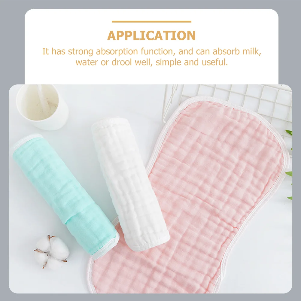 5 Pcs Baby Towels Burp Cloth Burping Cloths for Infant Newborn Bath 4600X2500X050CM Cotton Washcloth Toddler