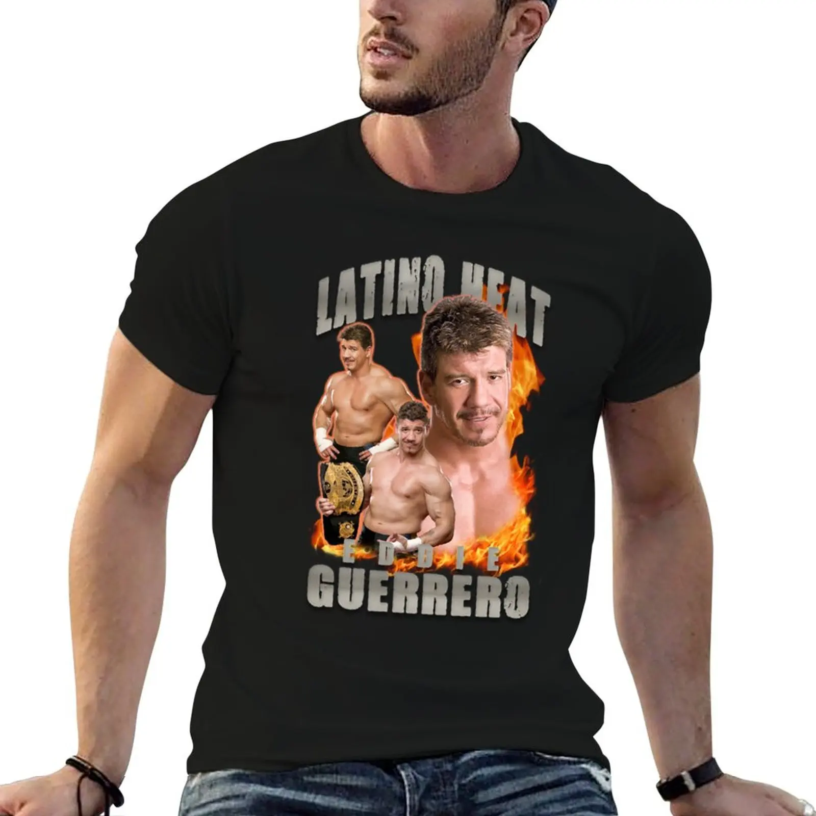 

éddié Gúérréró T-Shirt anime shirt vintage graphic tee cotton graphic tees oversized t shirts for men