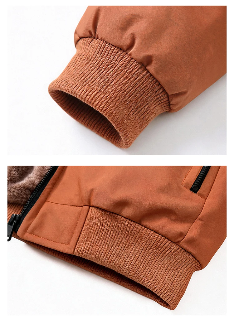 Men's Jacket Stand Collar Stamp Mens Parka Winter New Down Jacket Fleece Warm Jackets Men Business Leisure Coat Baseball Coats