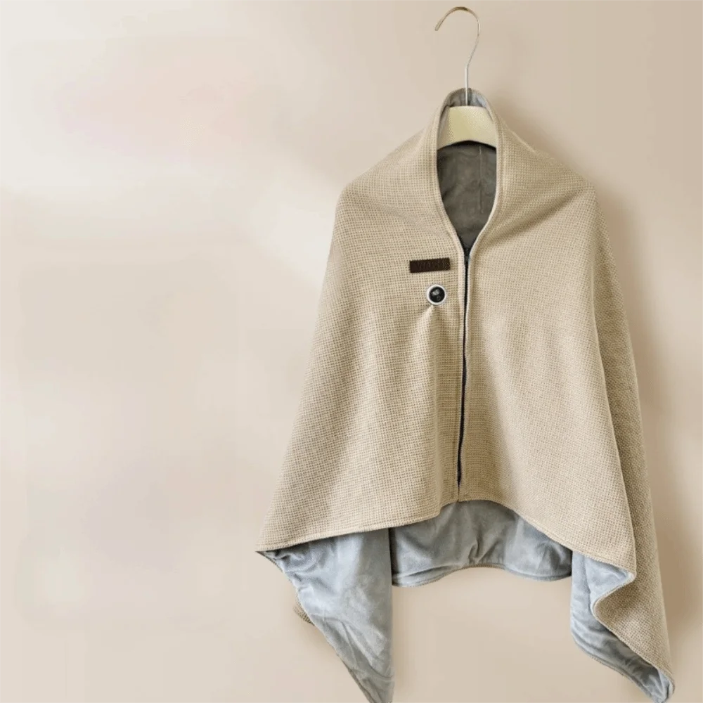 

Высокое качество носимое USB-одеяло с электрическим подогревом 3 уровня нагрева моющаяся согревающая шаль портативное одеяло с подогревом зима