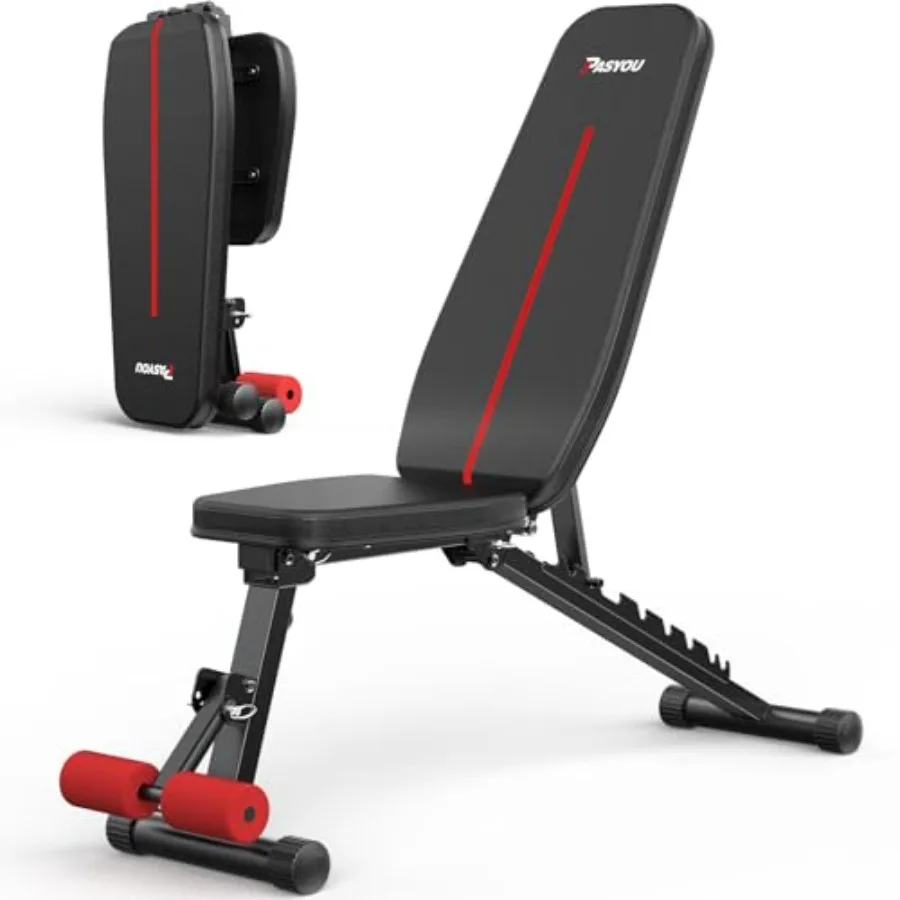 

Adjustable Weight Bench for Home Gym Foldable Workout Bench with Incline Decline Positions Compact Full Body Strength Training