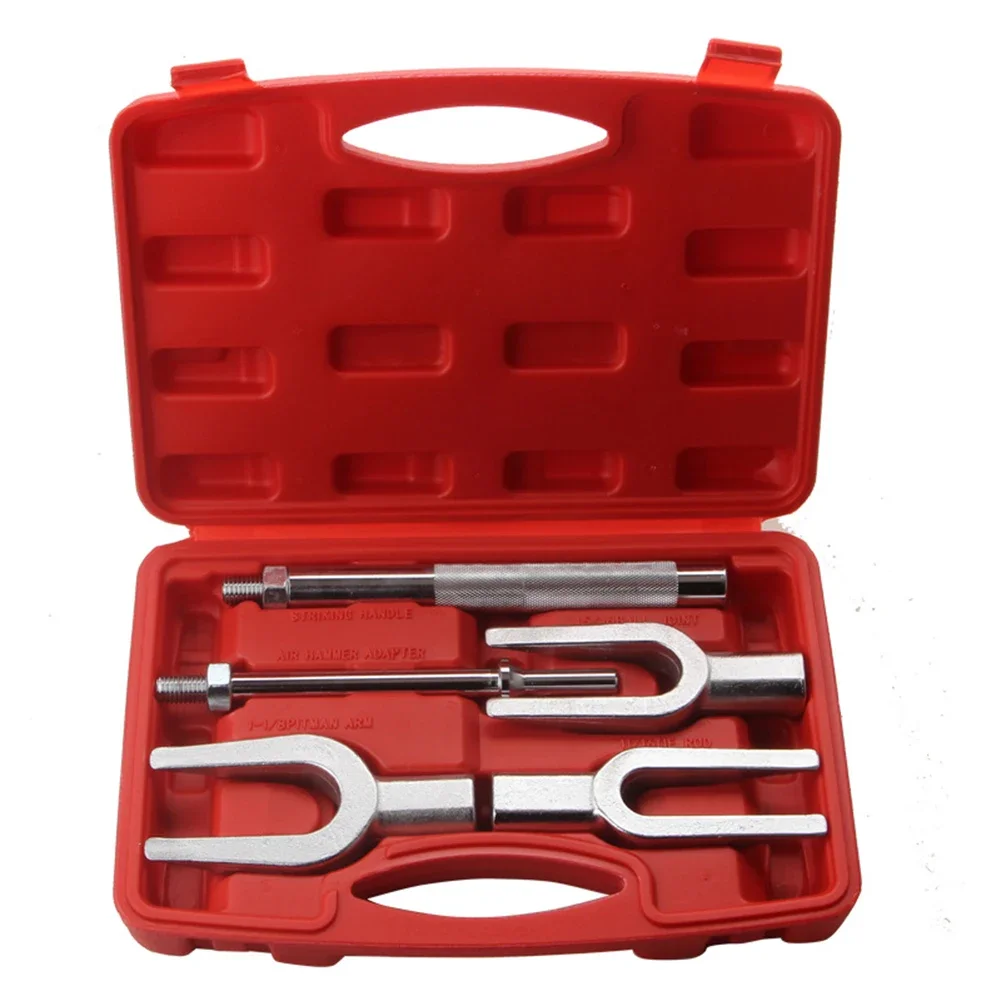 Kit d'outils de bras Pitman pour biellette de direction, 5 pièces, dissolvant de Joint multifonctionnel, séparateur, fourchette de cornichon pour la réparation et l'entretien de voiture