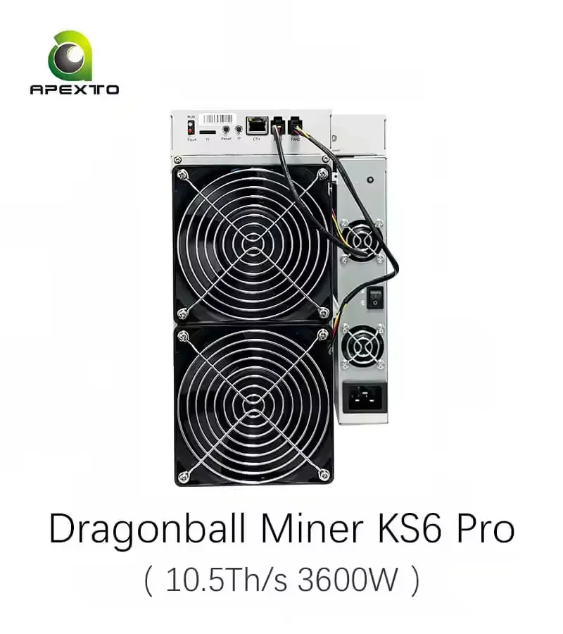 

СОВЕРШЕННО НОВЫЙ майнер DragonBall KS6 Pro 10,5T 3600W KAS Miner для майнинга Kaspa