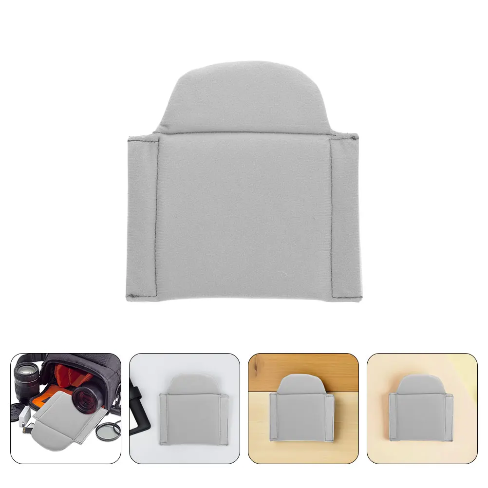 4pcs Camera Bag Dividers Inserts Separator Pads Shockproof Padding Lightweight Portable Organizer for Backpack Grey