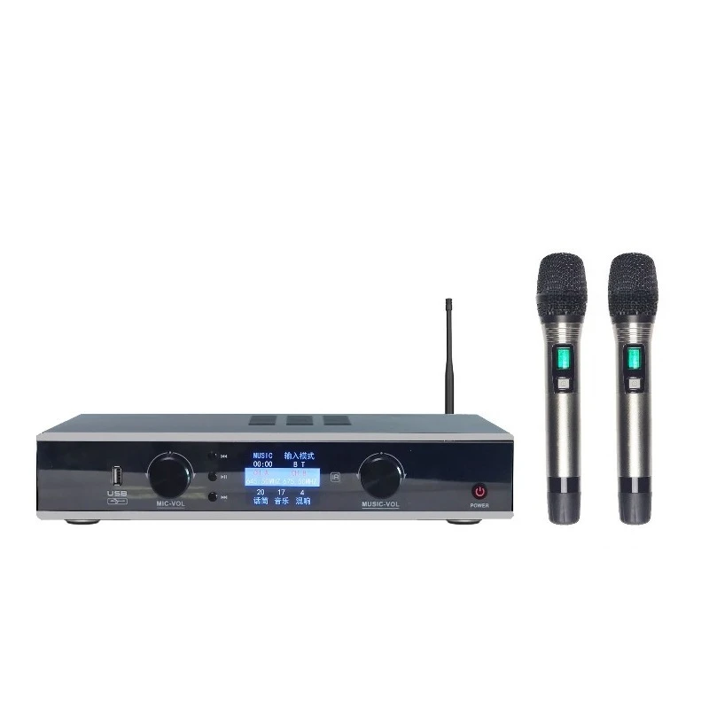 3-In-1 intelligent power amplifier, digital dual-channel power amplifier and microphone all-in-one machine