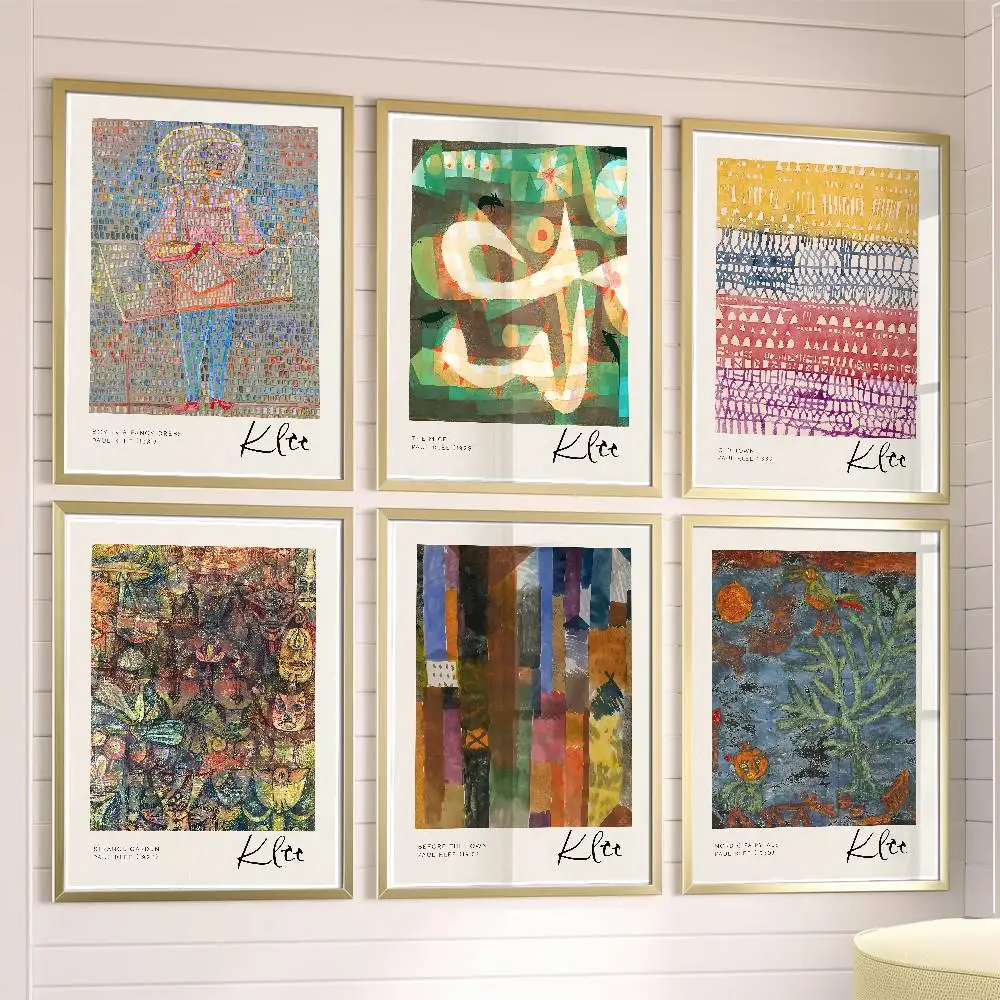 

PAUL KLEE Abstract Modern Poster Posters,waterproof Paper Stickers,coffee Shops,bar Living Rooms