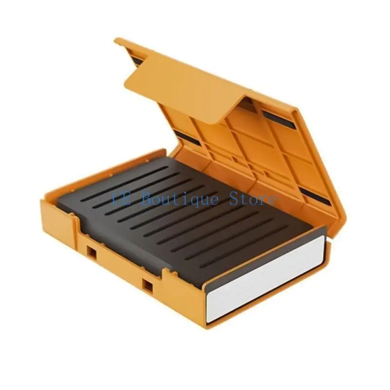 652f beschermende harde schijf draagdoos met beugel geschikt voor 2,5 inch/3,5 inch schijven