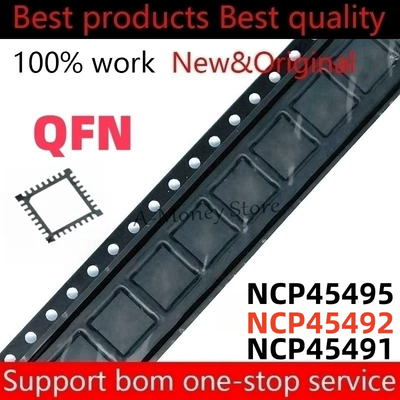 (1pcs)NCP45491XMNTWG NCP45491 45491 NCP45495XMNTWG NCP45495 45495 NCP45492XMNTWG NCP45492 45492 QFN-32