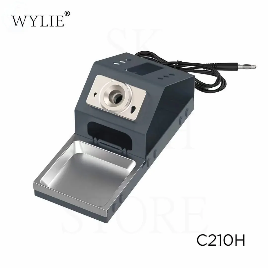 Wylie-Estación de soldadura con pistola de aire caliente C210H, 75w, serie 210, puntas de soldador, botón pulsador, control de temperatura