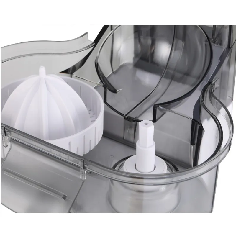 Dual Head Automatic Citrus Juicer Machine, Electric Lemon Orange Press with Pulp Separation for Home Kitchen Use