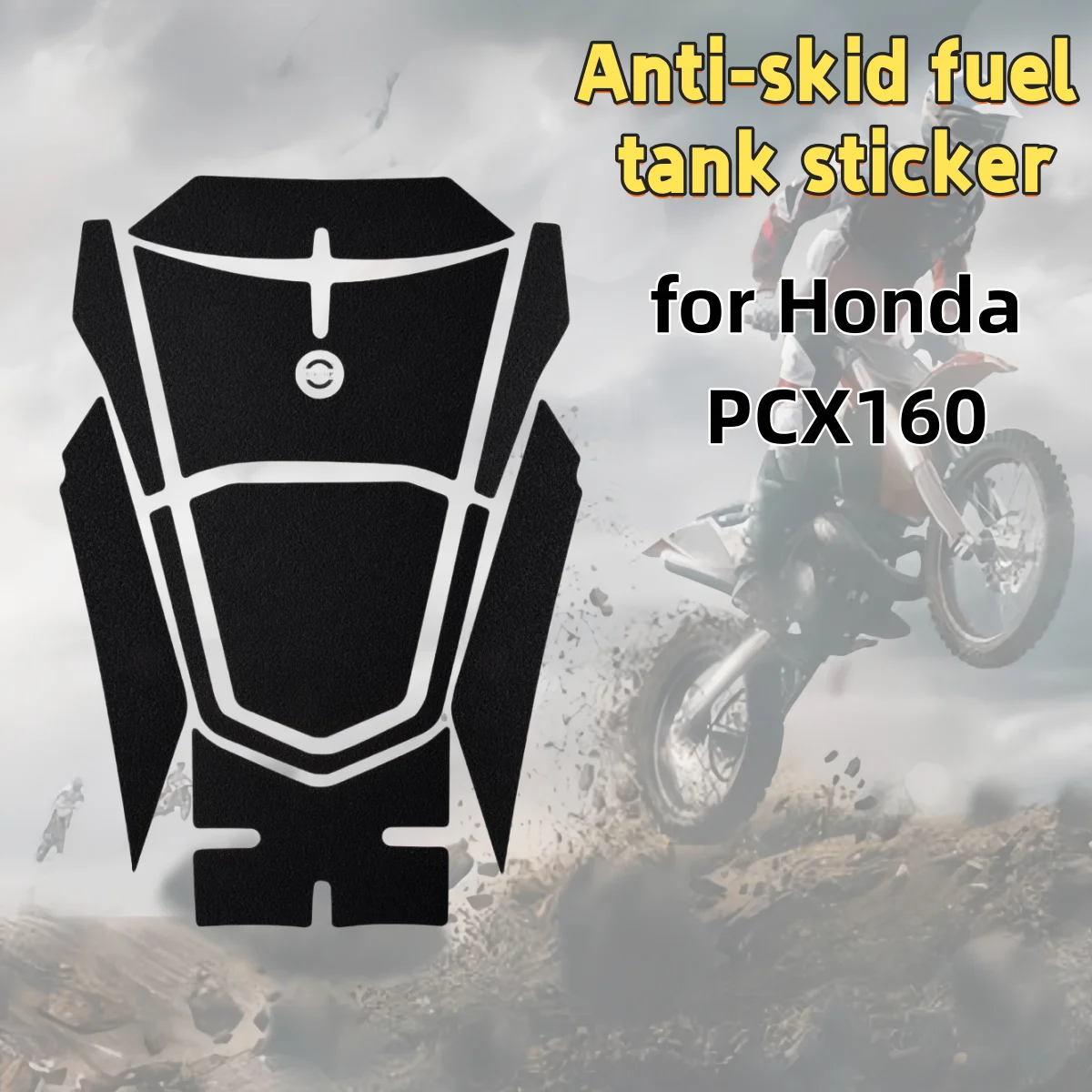 

for Honda PCX160 2021 motorcycle fuel tank sticker fishbone sticker anti-slip protection sticker side sticker modification