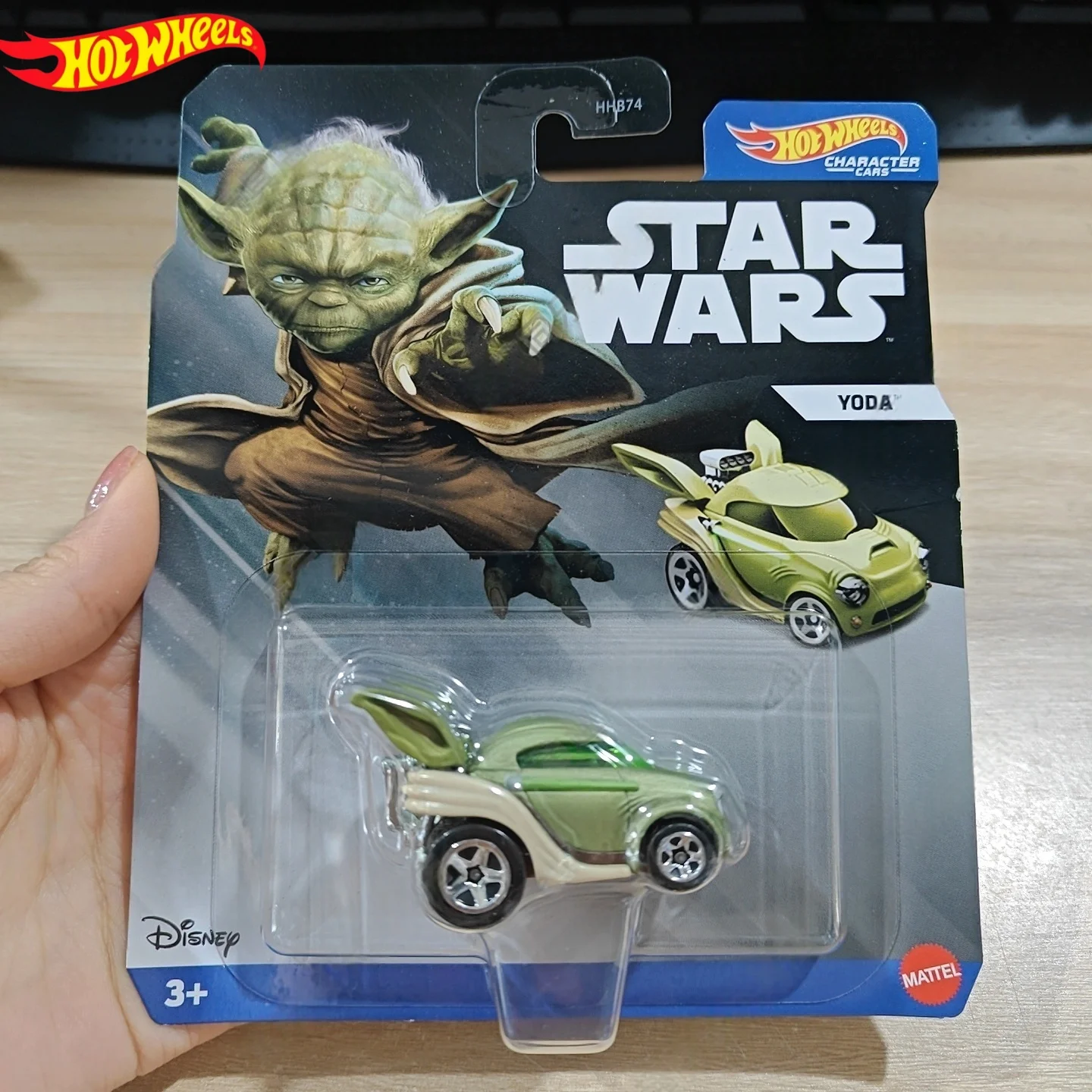 العجلات الساخنة شخصيات الأفلام الشعبية سلسلة حرب النجوم يودا الكونغ فو الباندا نموذج سيارة تحصيل سبيكة عربة ديكور اللعب هدية #3