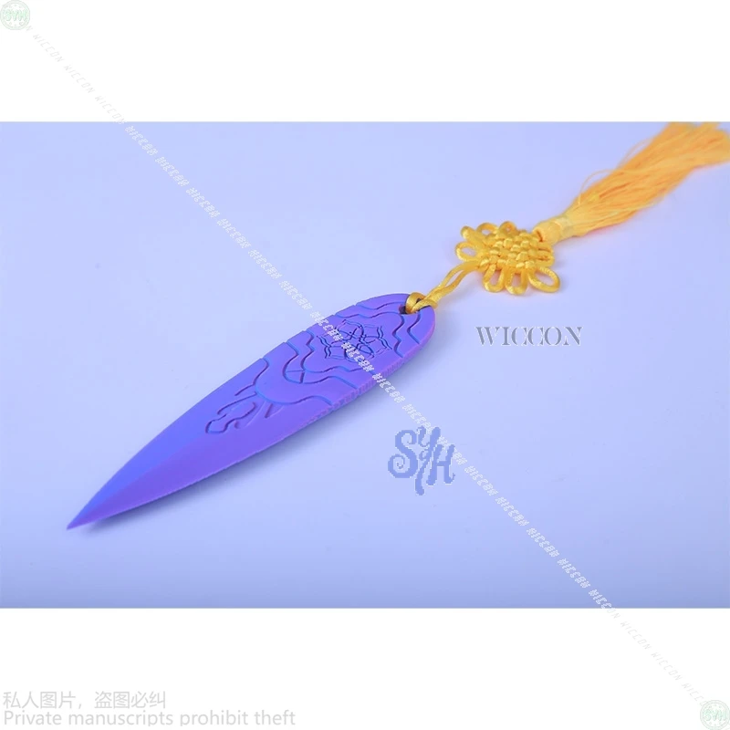 Kpop شيطان هنتركس زوي السهام تأثيري ثلاثية الأبعاد حمض البوليلاكتيك الأرجواني وهمية السلحة الدعائم هالوين المعبود لعب الأدوار