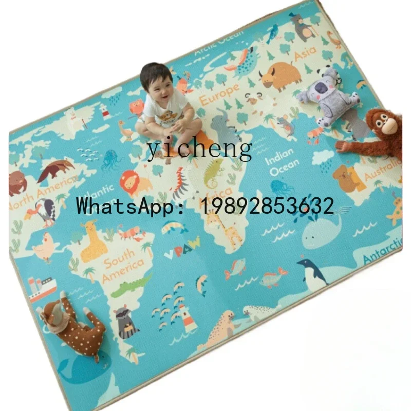 Tappetino strisciante per bambini, copertura in tessuto, tappetino da arrampicata, tappetino da gioco per soggiorno per bambini, addensato