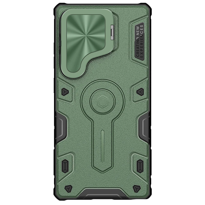 Магнитный чехол NILLKIN CamShield Armor Prop для Samsung Galaxy S25 Ultra, подставка для крышки объектива, комплексная защита от падения, ТПУ + ПК
