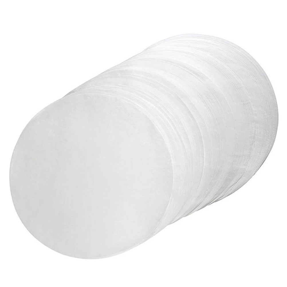 

100pcs Baking Paper Inch Parchment Sheets for Cake Pans Circle Oil Absorbing Food Liners Disposable for