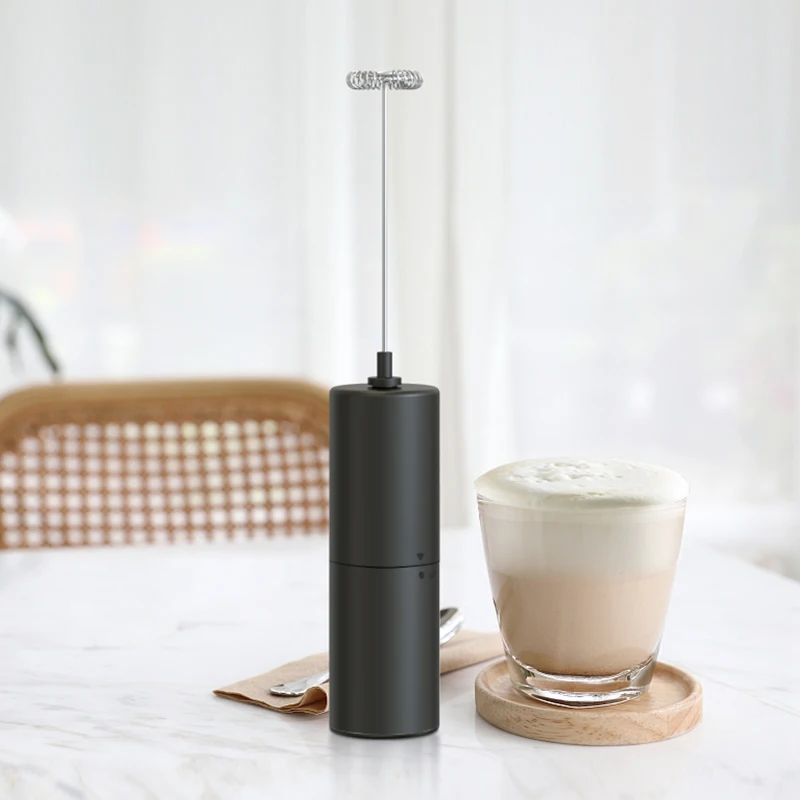 

Electric Milk Frother Foam Maker Handheld Whisk Foamer High Speeds Blender Coffee Cappuccino Frothing Wand