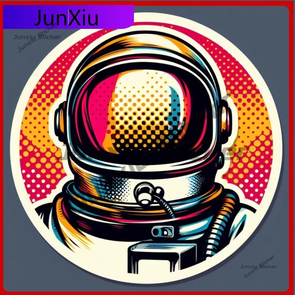 

Cool Astronaut Sticker UV Resistant Waterproof Vinyl Decal Vehicle Durable Stylish Outdoor Surface Scratch Protective