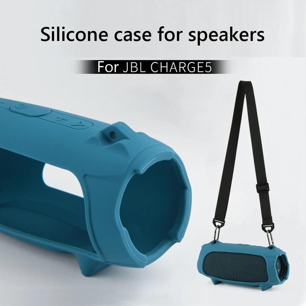 Силиконовый чехол для JBL Charge 5, Беспроводная колонка для путешествий, защитный чехол для JBL Charge 5, чехол для динамика Wi-Fi