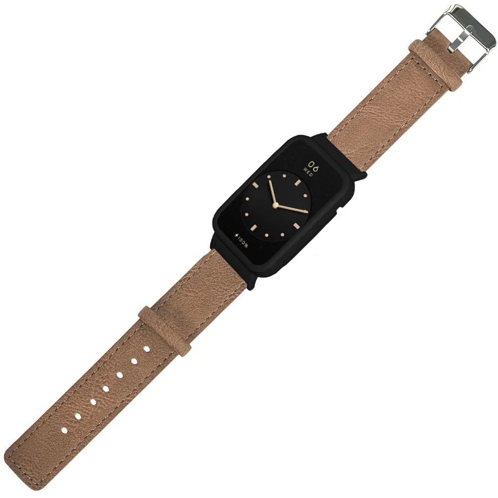 Leather Retro Strap+Watch Case For Xiaomi Band 7pro 45mm wristband correa bracelet Xiaomi Band series 7pro Watch  Accessories